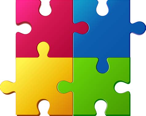 | 5890243. . Puzzle pieces clipart